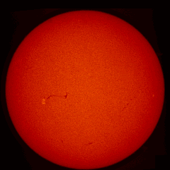 Image of Sun's chromosphere