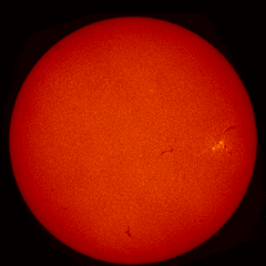 Image of Sun's chromosphere