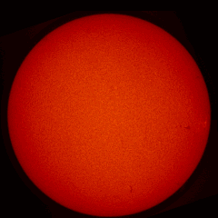 Image of Sun's chromosphere