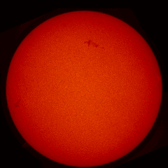 Image of Sun's chromosphere