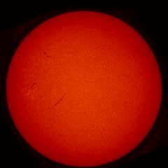 Image of Sun's chromosphere