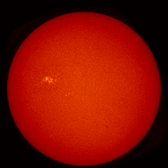 Image of Sun's chromosphere