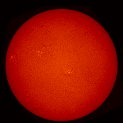 Image of Sun's chromosphere