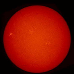 Image of Sun's chromosphere