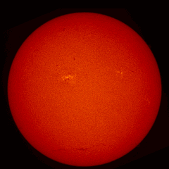 Image of Sun's chromosphere