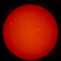 Image of Sun's chromosphere