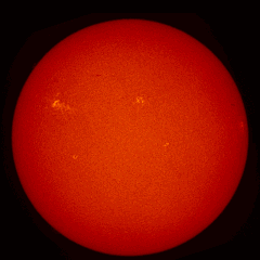 Image of Sun's chromosphere