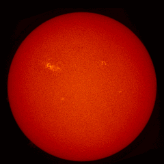 Image of Sun's chromosphere