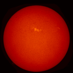 Image of Sun's chromosphere