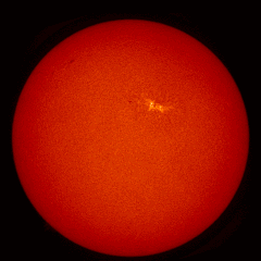 Image of Sun's chromosphere