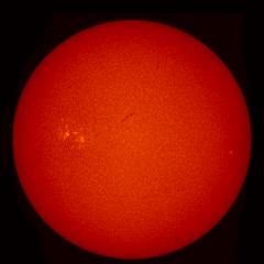 Image of Sun's chromosphere