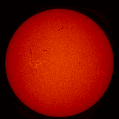 Image of Sun's chromosphere