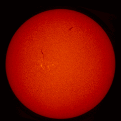 Image of Sun's chromosphere