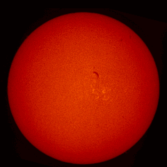 Image of Sun's chromosphere