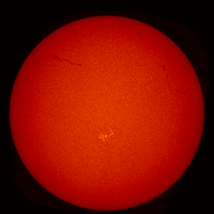 Image of Sun's chromosphere