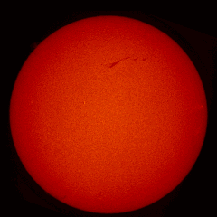 Image of Sun's chromosphere