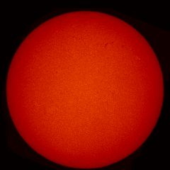 Image of Sun's chromosphere