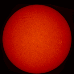 Image of Sun's chromosphere