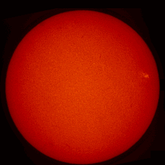 Image of Sun's chromosphere