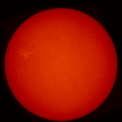 Image of Sun's chromosphere