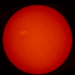 Image of Sun's chromosphere