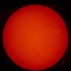 Image of Sun's chromosphere