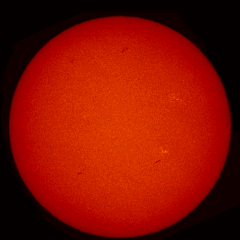 Image of Sun's chromosphere