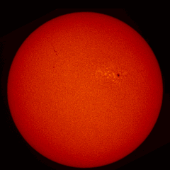 Image of Sun's chromosphere