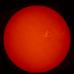 Image of Sun's chromosphere