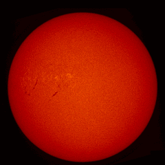 Image of Sun's chromosphere