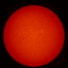 Image of Sun's chromosphere