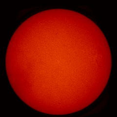 Image of Sun's chromosphere