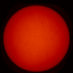 Image of Sun's chromosphere