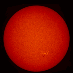 Image of Sun's chromosphere