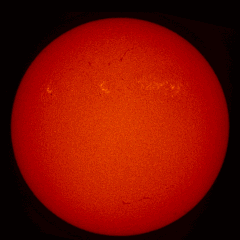 Image of Sun's chromosphere