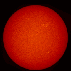 Image of Sun's chromosphere