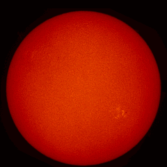 Image of Sun's chromosphere