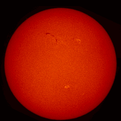 Image of Sun's chromosphere