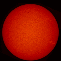 Image of Sun's chromosphere