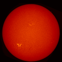 Image of Sun's chromosphere