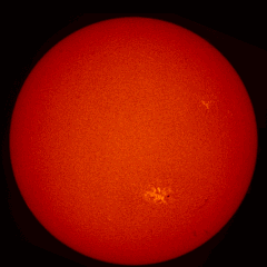 Image of Sun's chromosphere