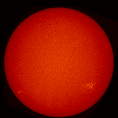 Image of Sun's chromosphere