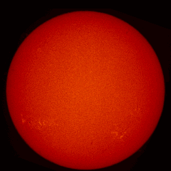 Image of Sun's chromosphere