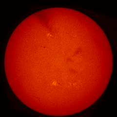 Image of Sun's chromosphere