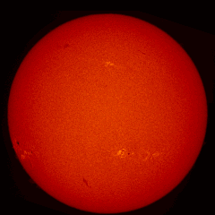 Image of Sun's chromosphere