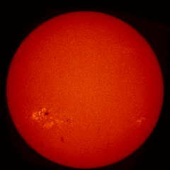 Image of Sun's chromosphere