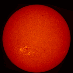 Image of Sun's chromosphere