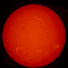 Image of Sun's chromosphere