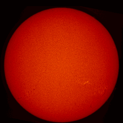 Image of Sun's chromosphere