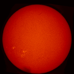 Image of Sun's chromosphere